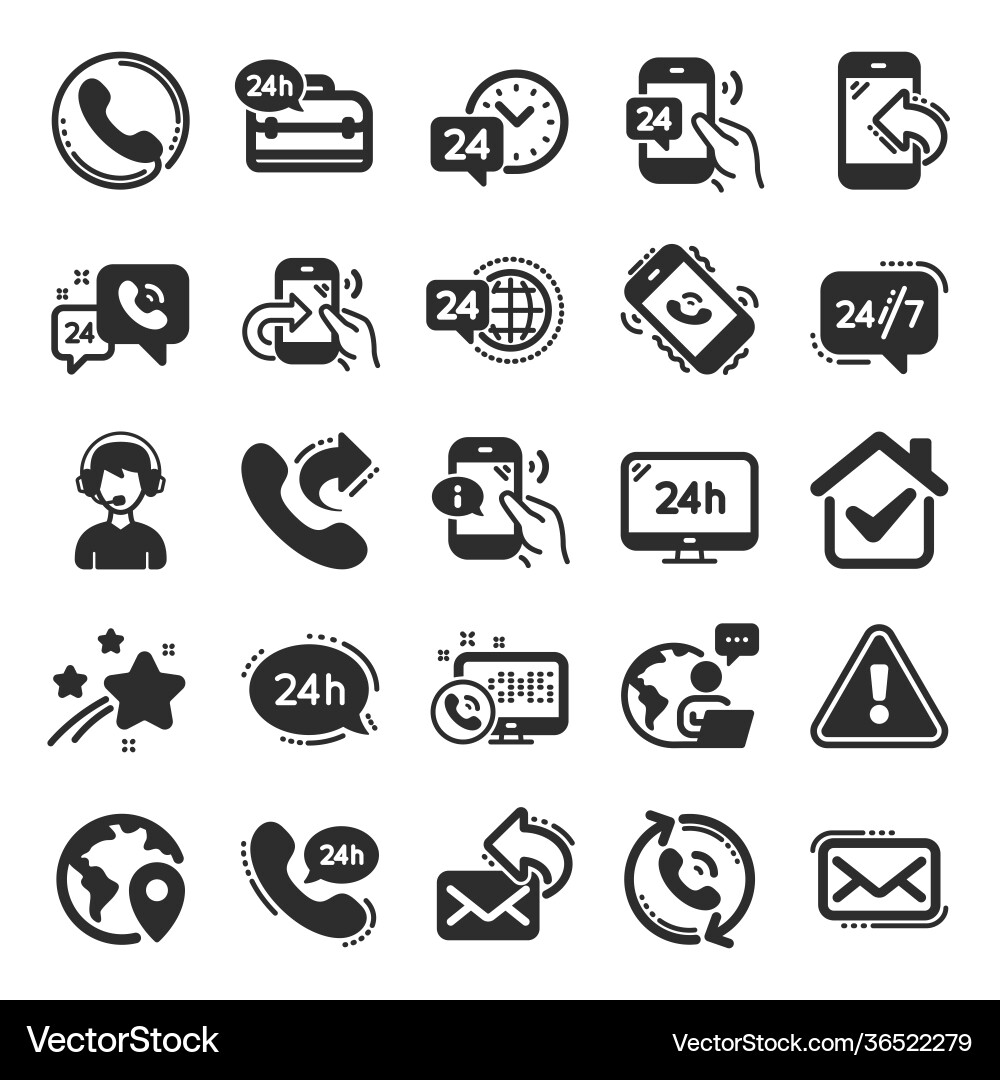 Processing icons set callback support Processing icons set callback support vector image