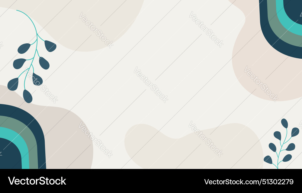 Seamless pattern boho background with shapes Vector Image