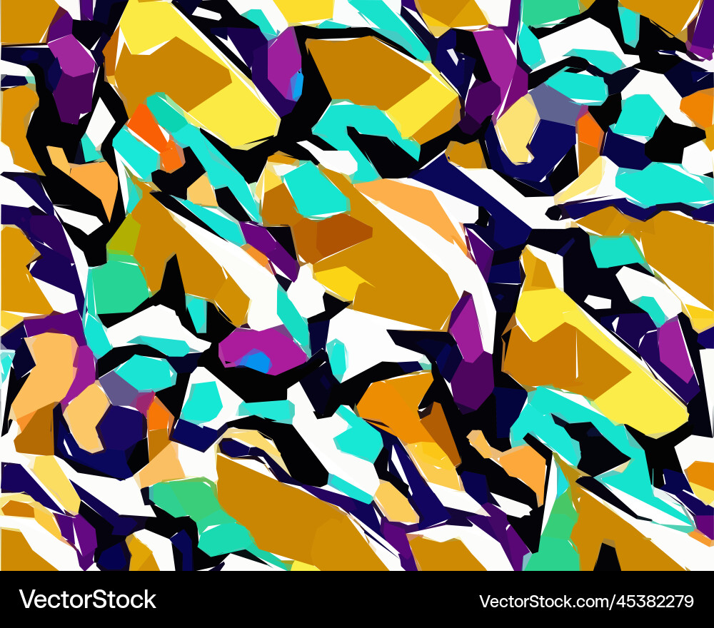 Set of colorful leaf patterns for web wallpaper Vector Image