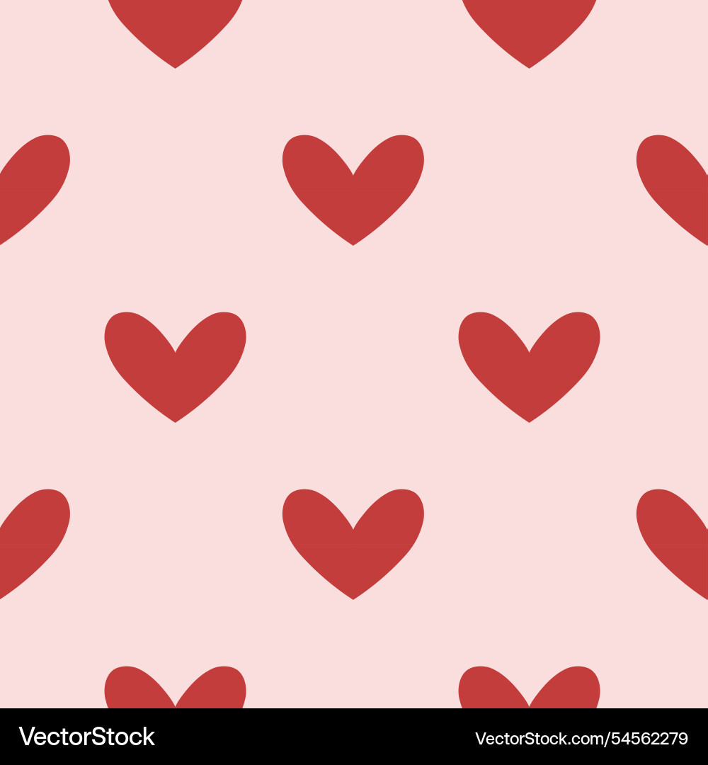 Simple heart seamless pattern wrapping packaging Simple heart seamless pattern wrapping packaging vector image