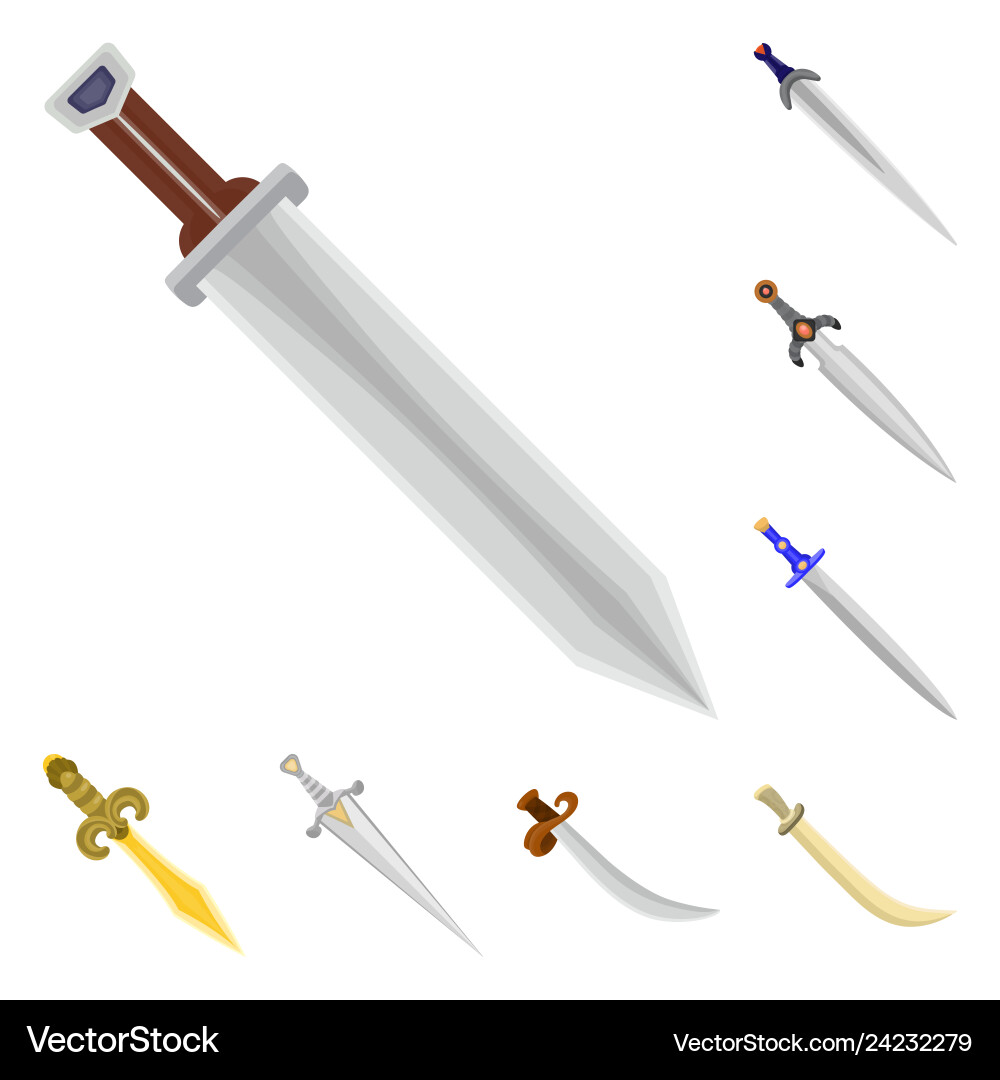 Sword and dagger symbol Sword and dagger symbol vector image