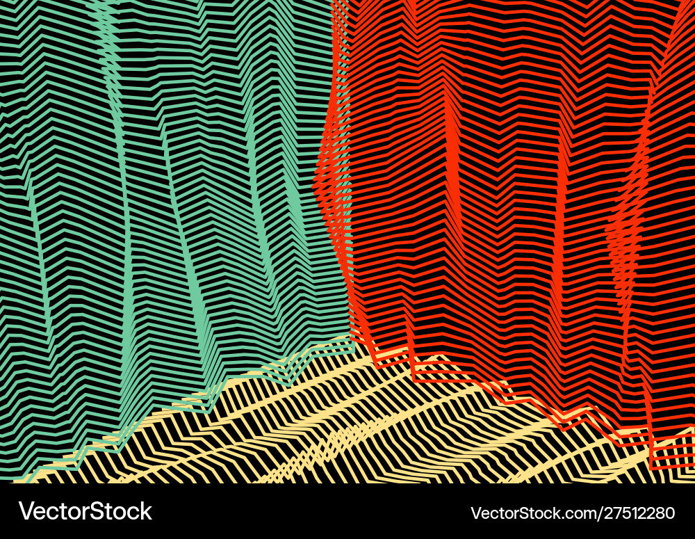 Abstract linear textured art background Abstract linear textured art background vector image