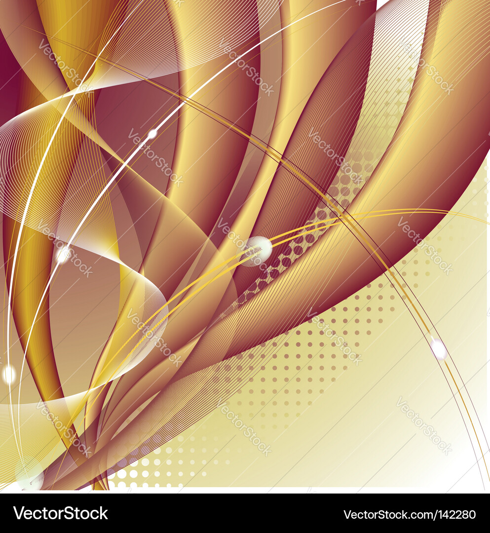 Golden Geometric Pattern Vector Image