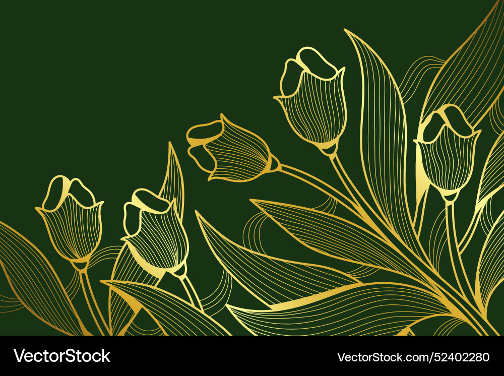 Gradient golden linear background Vector Image
