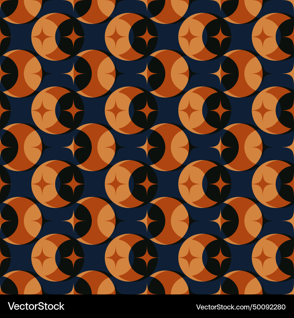 Modern abstract celestial seamless pattern Modern abstract celestial seamless pattern vector image
