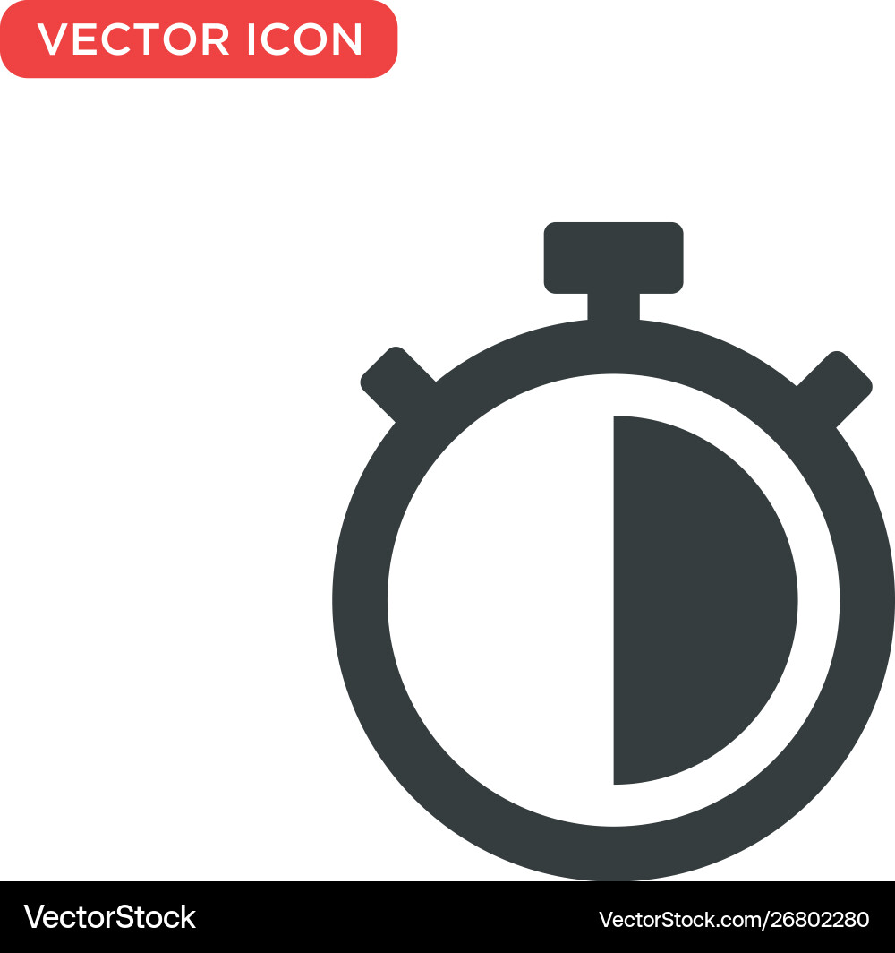 Stopwatch timer icon design Stopwatch timer icon design vector image