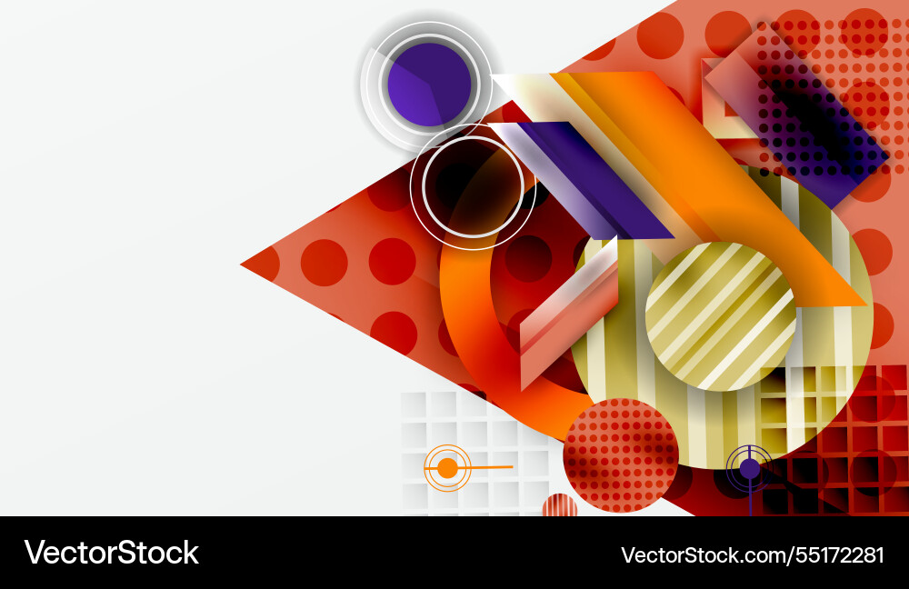 Dynamic complex geometric abstract background Dynamic complex geometric abstract background vector image