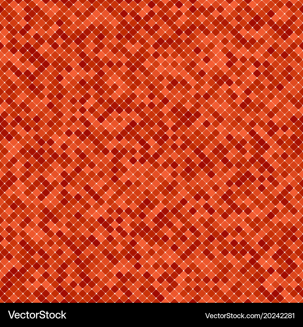 Red Diagonal Square Pattern vector image