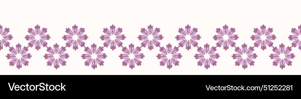 Retro botanical border in elegant style Retro botanical border in elegant style Vector Image