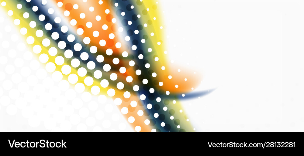 Trendy abstract wave blur pattern multicolored Trendy abstract wave blur pattern multicolored Vector Image