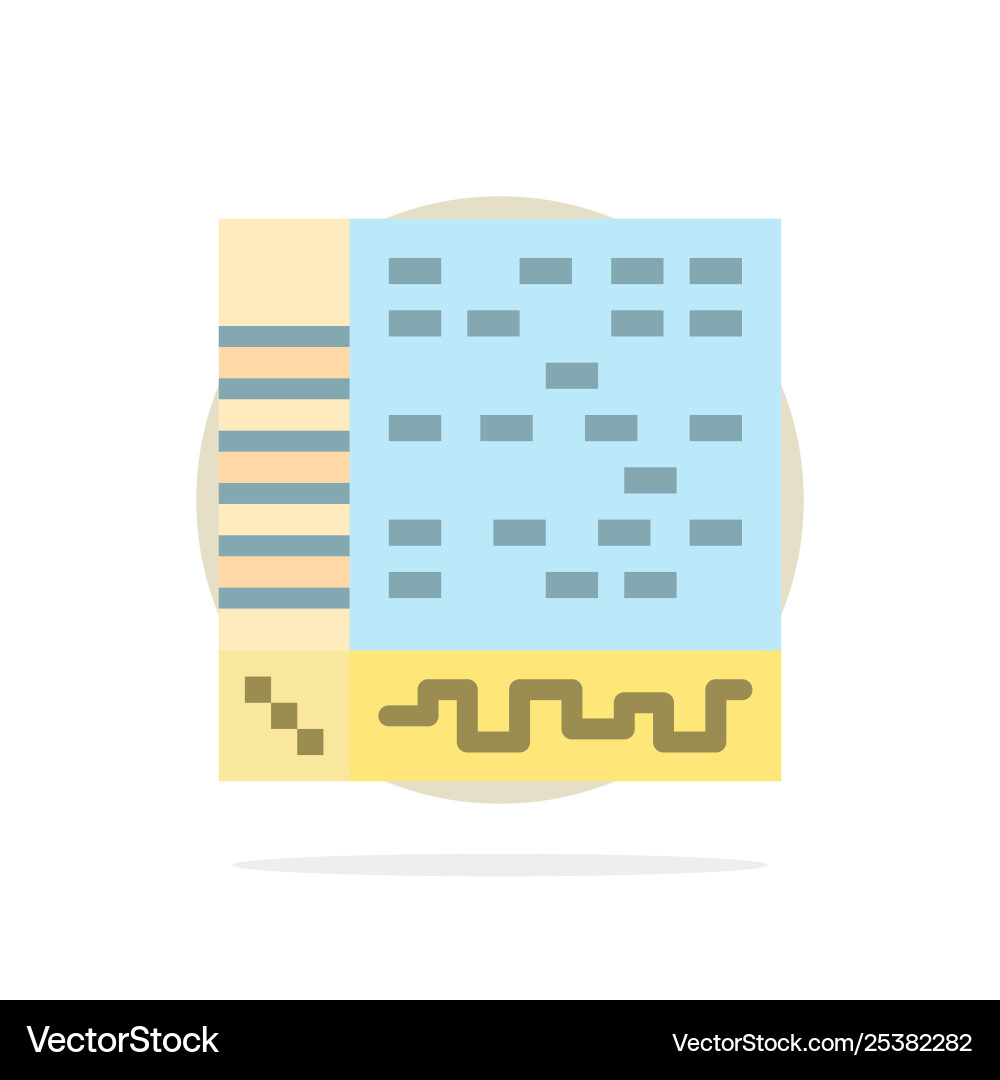 Ableton application audio computer draw abstract Ableton application audio computer draw abstract vector image