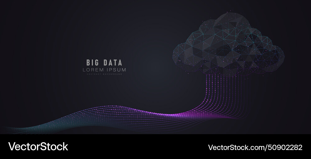 Cloud computing technology connection Cloud computing technology connection vector image