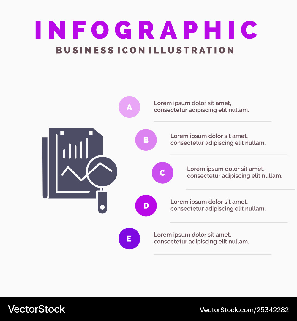 File static search computing infographics File static search computing infographics vector image