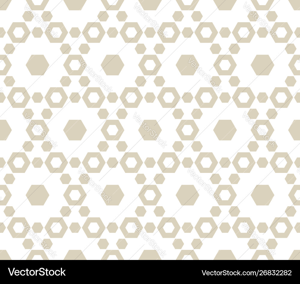 Geometric seamless pattern with hexagons subtle Geometric seamless pattern with hexagons subtle vector image