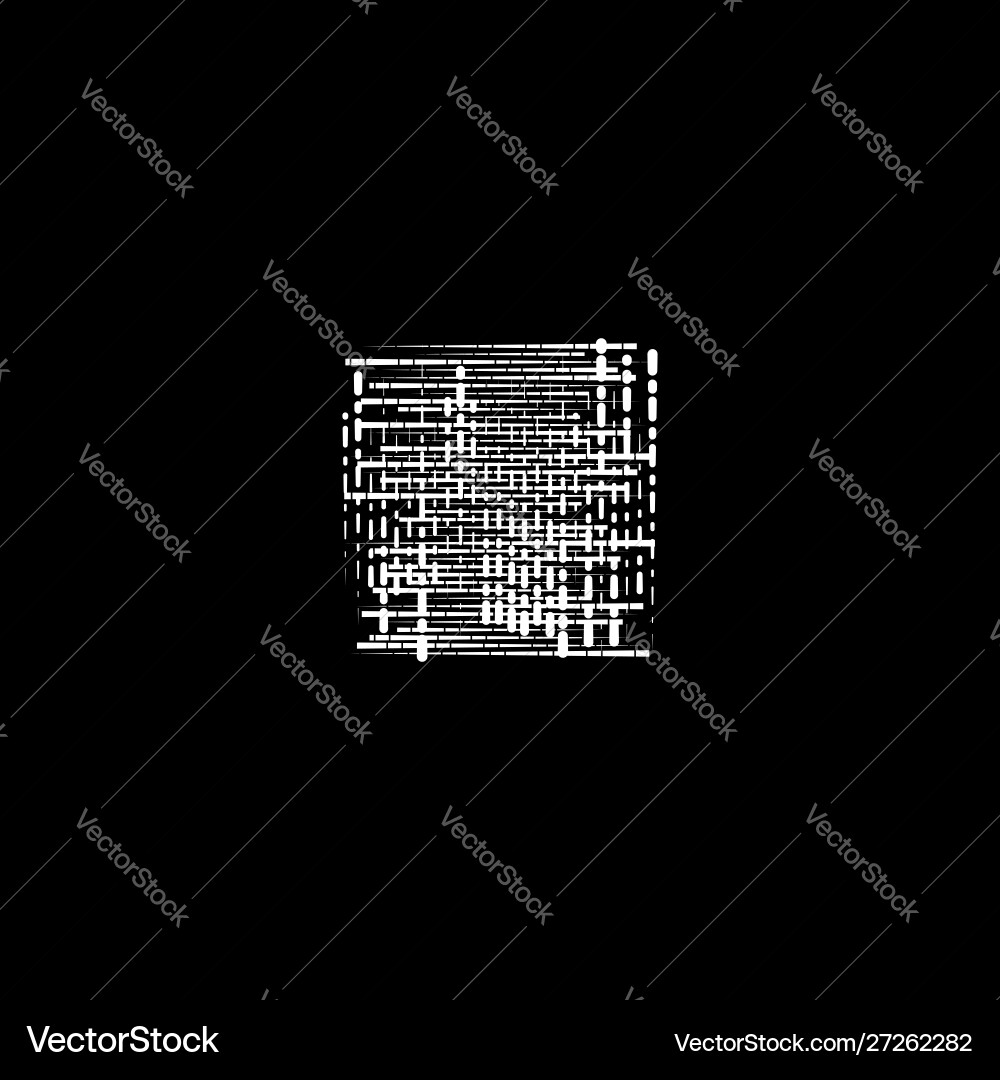 Grid mesh abstract geometric pattern segmented Grid mesh abstract geometric pattern segmented vector image