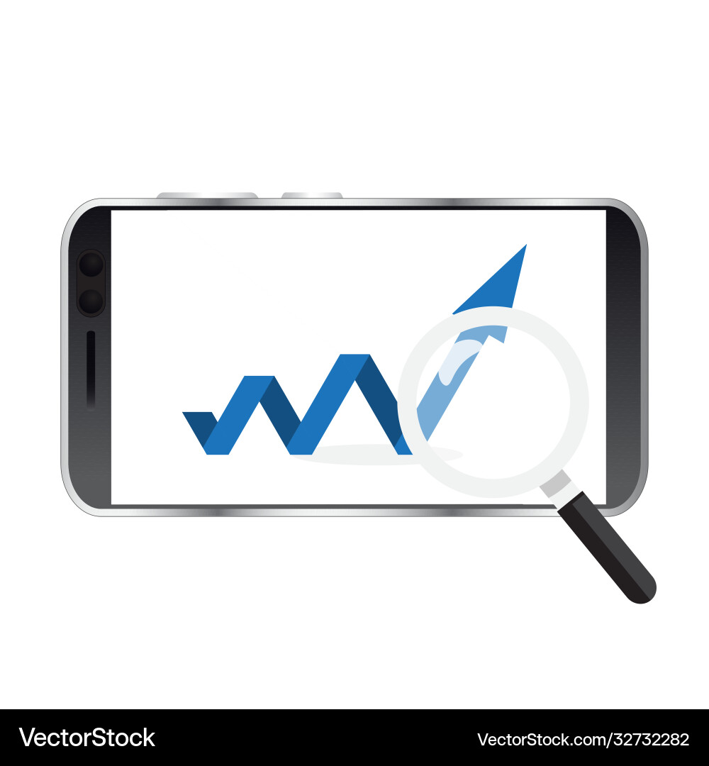 Information and development website statistic Information and development website statistic vector image