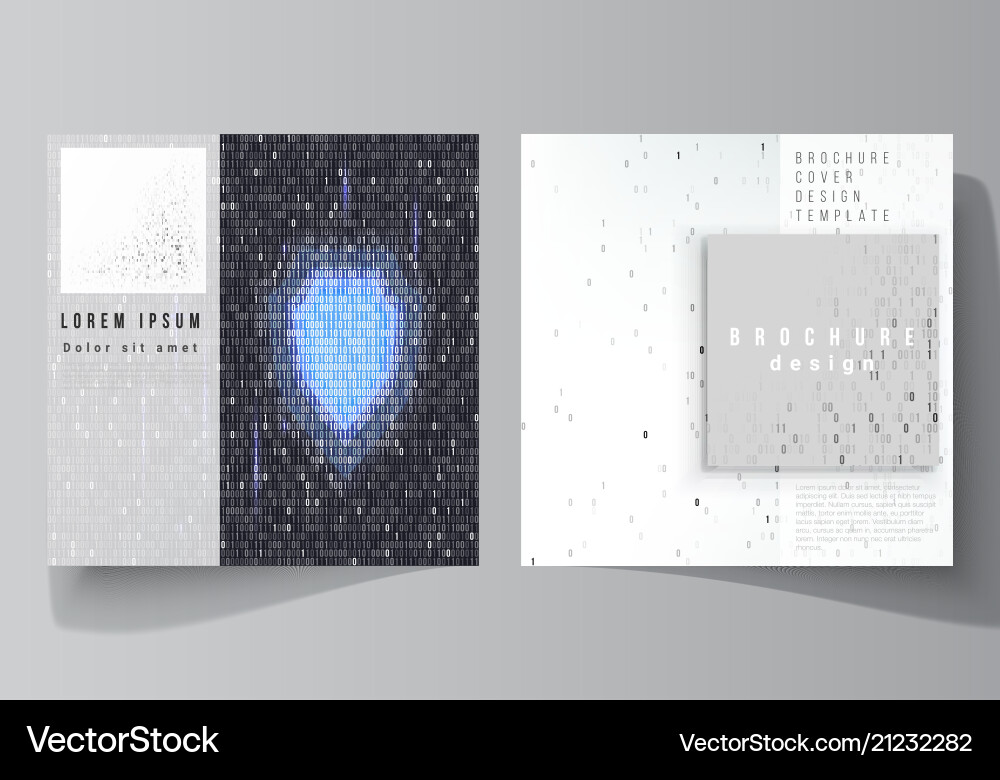Minimal layout of two square format Minimal layout of two square format Vector Image