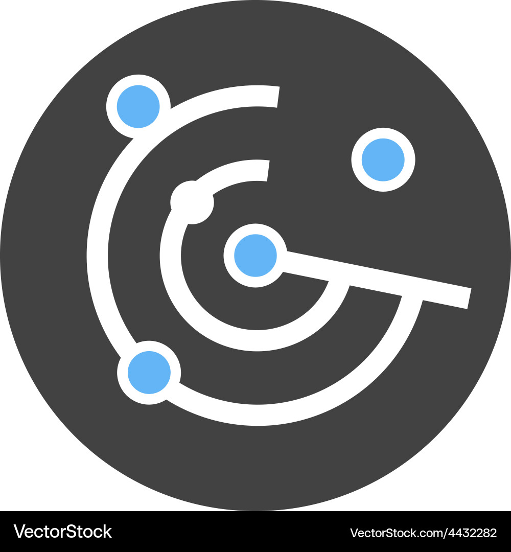 Radar Screen Icon Royalty Free Vector Image - VectorStock