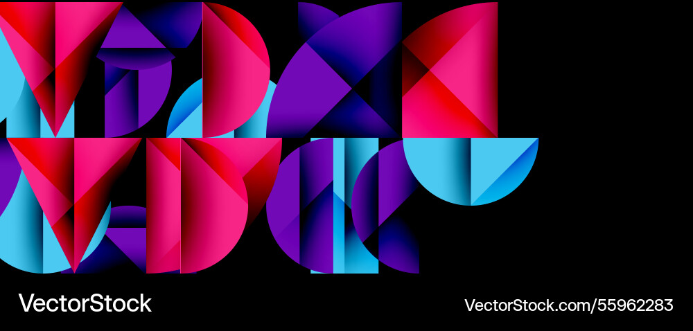 Abstract geometric background with layered Abstract geometric background with layered vector image