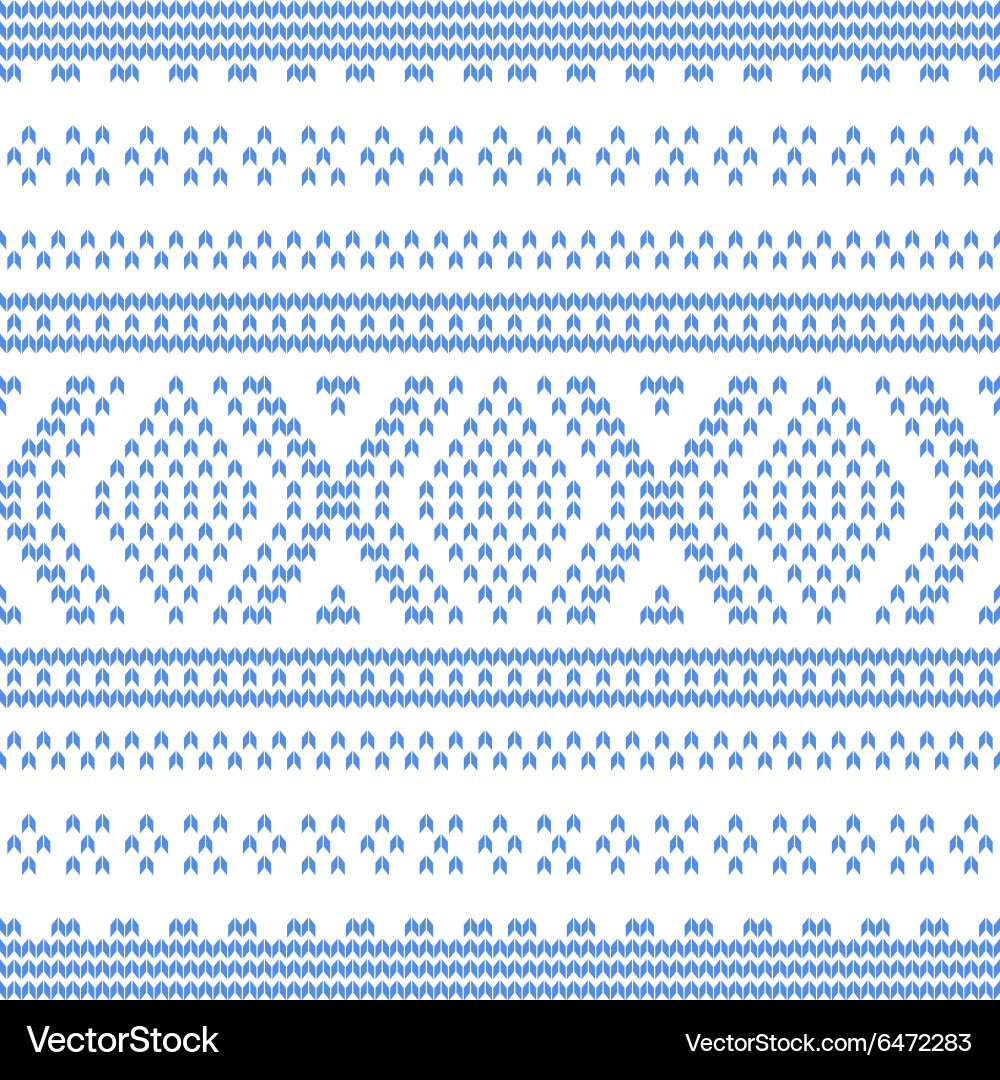 Abstract Knitted Pattern vector image