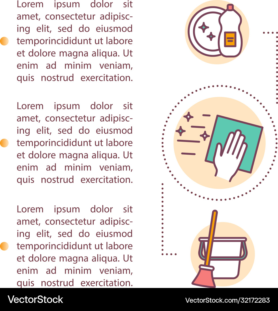 Cleaning and sanitizing concept icon with text Cleaning and sanitizing concept icon with text vector image