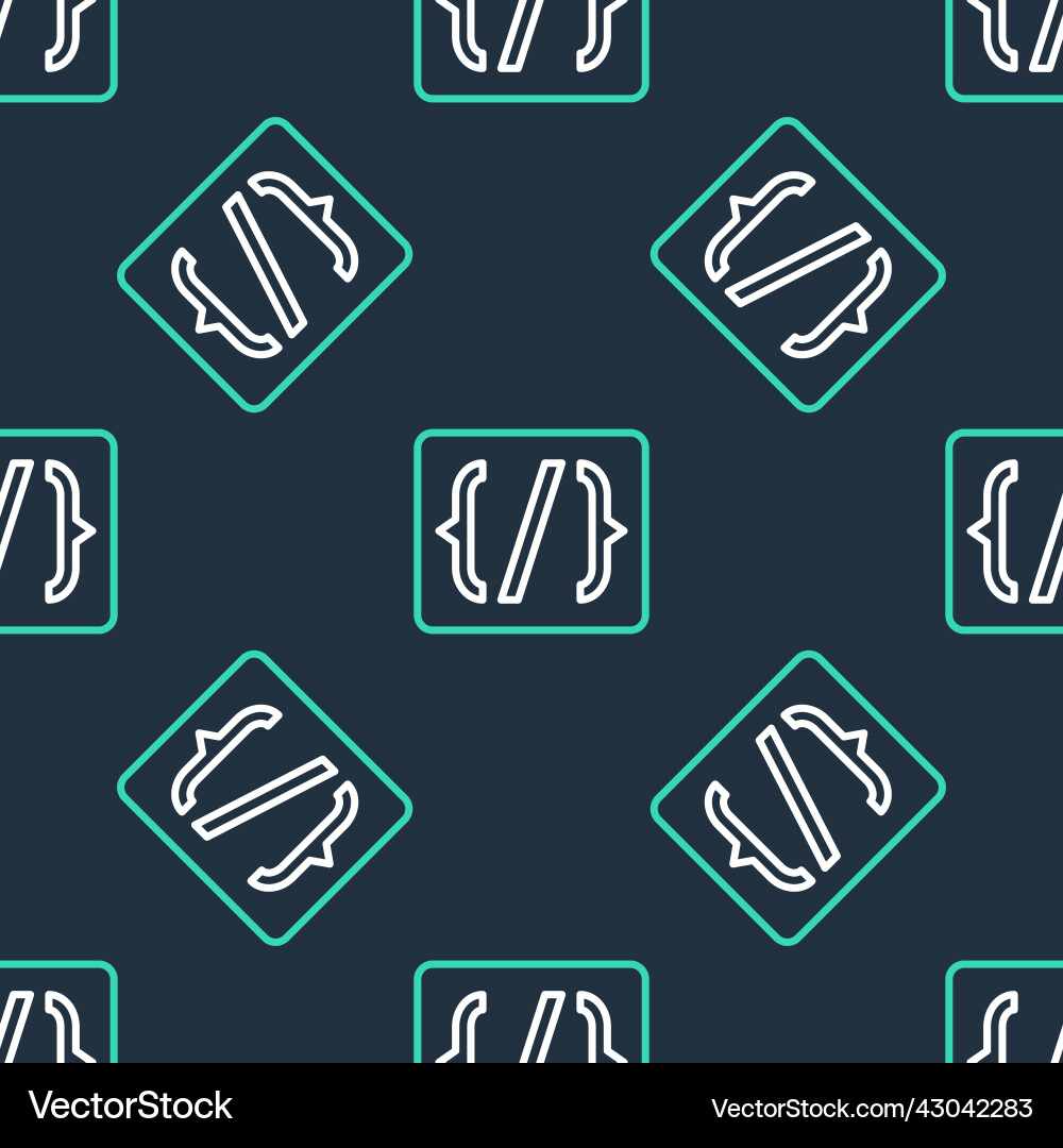 Zeile Programmiersprache Syntax-Symbol isoliert Zeile Programmiersprache Syntax-Symbol isoliert Vektorbild