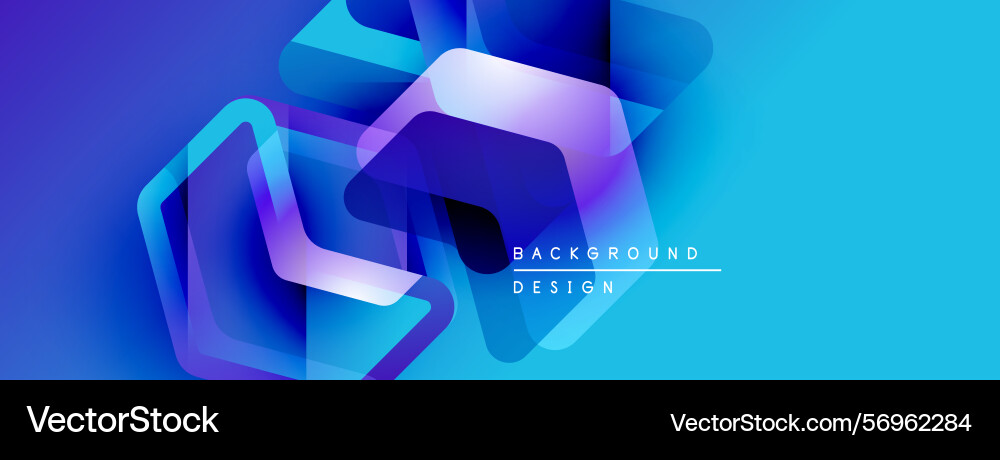 Abstract geometric shapes overlap creating Abstract geometric shapes overlap creating vector image