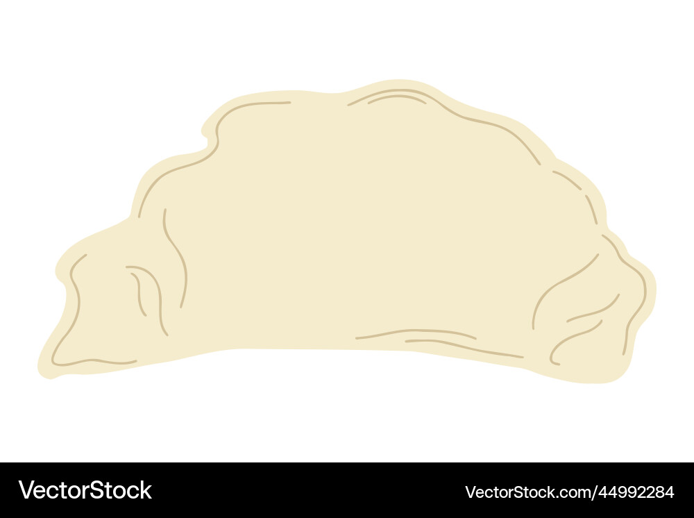 Dumpling isolated on background Vector Image