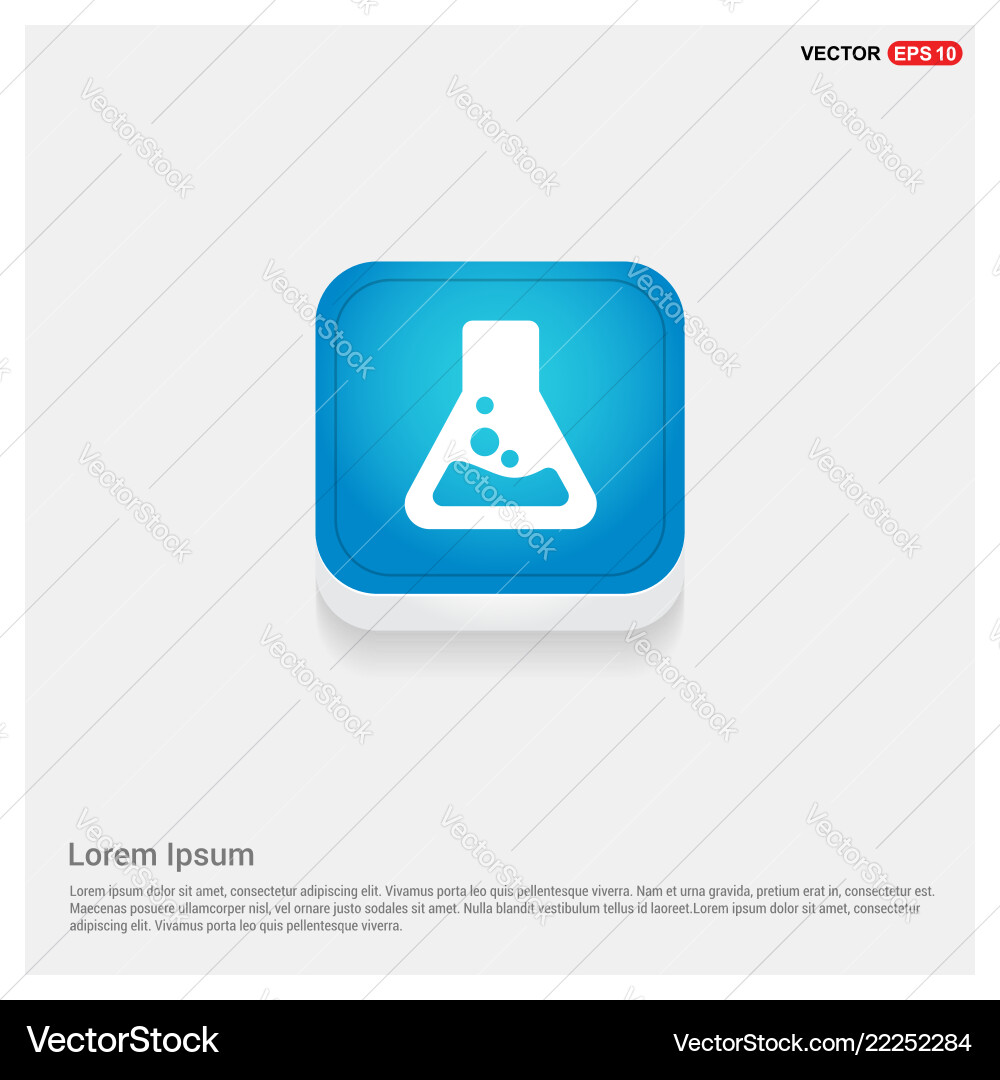Flask icon Flask icon vector image