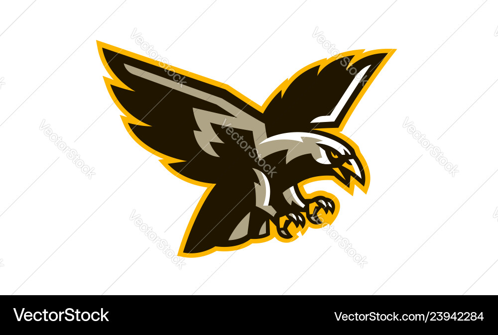 Hawk Logo - Fierce Predator – Royalty-Free Vector | VectorStock