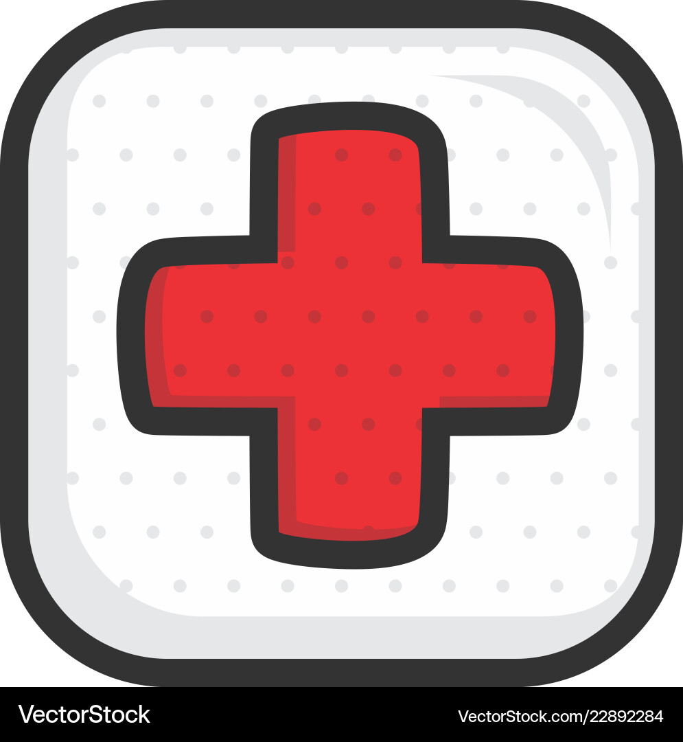 Medical help icon sign – Royalty-Free Vector | VectorStock, image size:995x1080