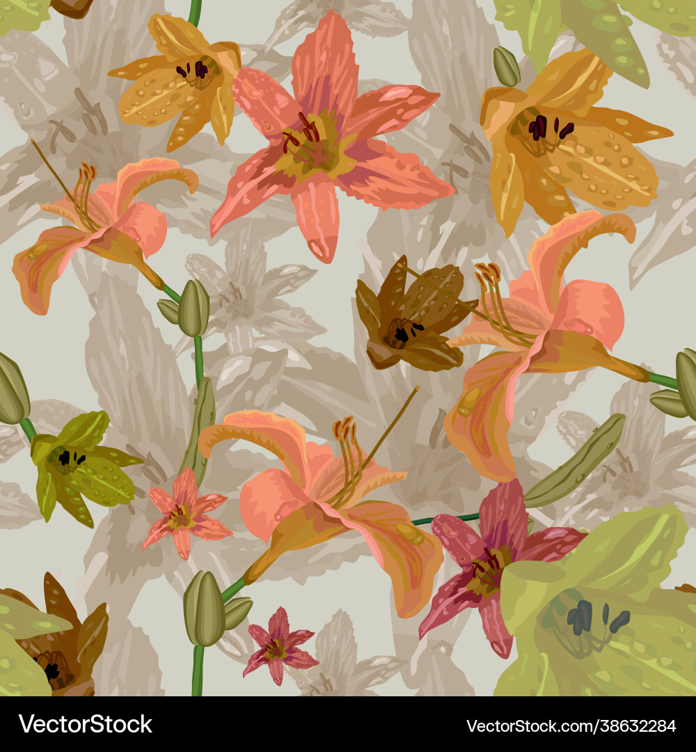 Module seamless pattern for filling plane Vector Image