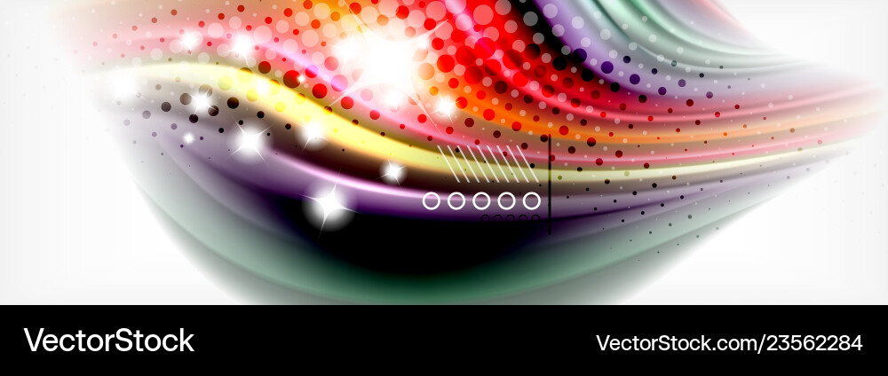 Smooth liquid blur wave background color flow Smooth liquid blur wave background color flow Vector Image