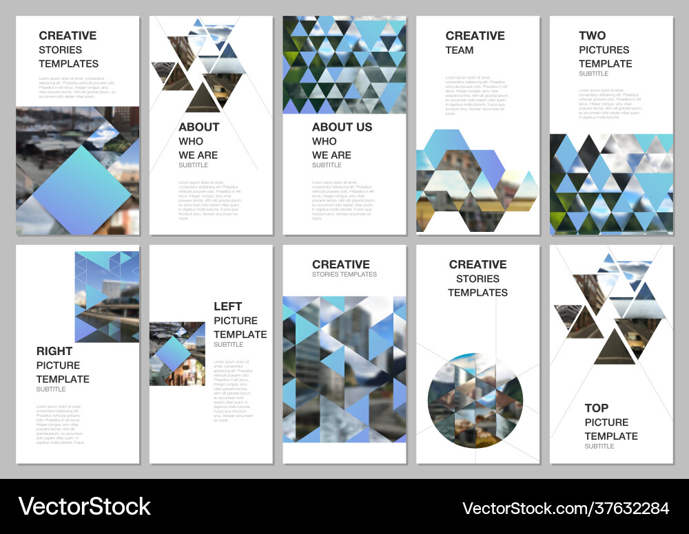 Social media design vertical banner or flyer Social media design vertical banner or flyer Vector Image