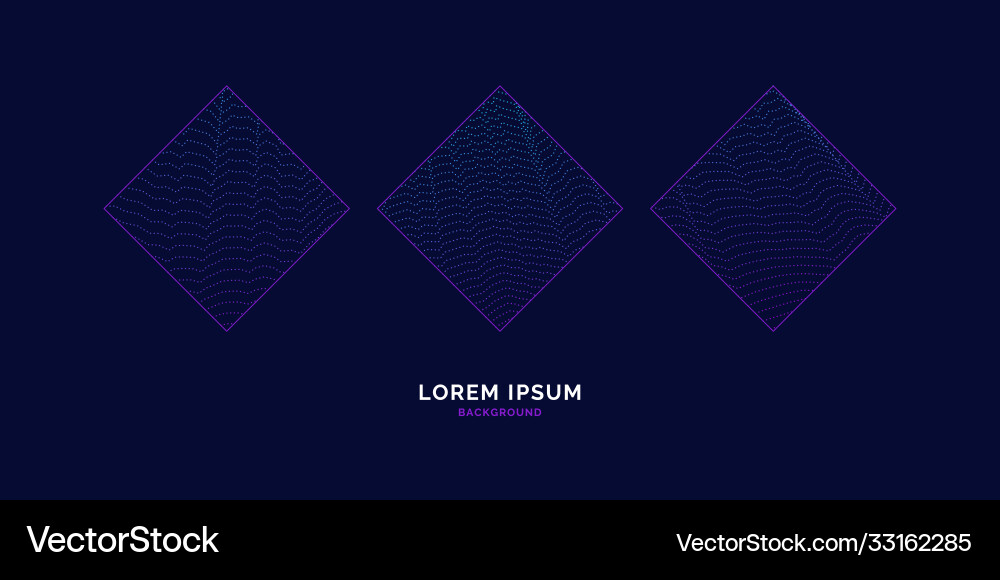 Abstract elements with dynamic waves line Abstract elements with dynamic waves line vector image