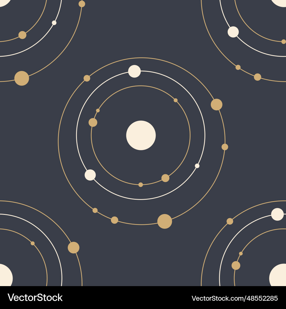 Abstract geometric seamless pattern with circles Abstract geometric seamless pattern with circles vector image