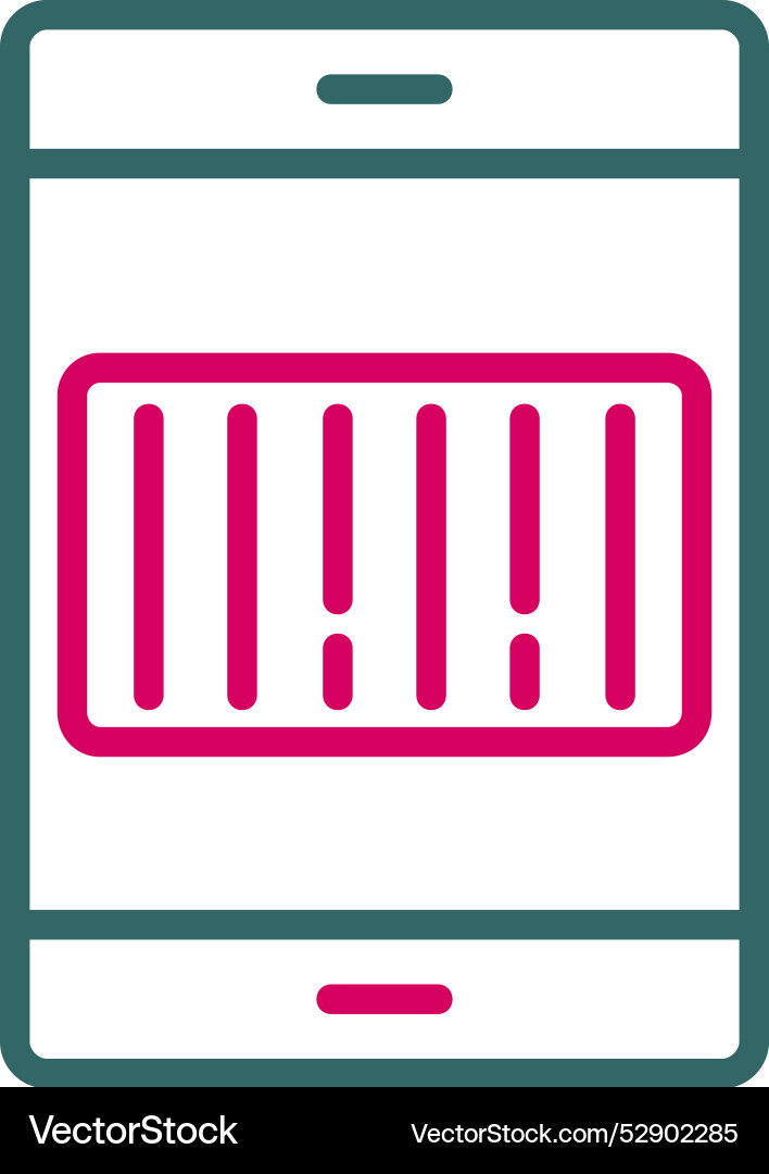 Bar code scanner icon design vector image