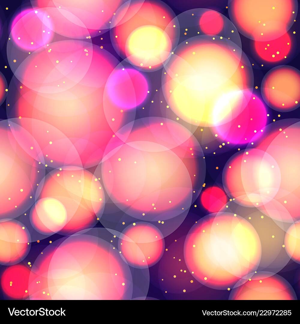 Bokeh abstract seamless pattern Bokeh abstract seamless pattern vector image