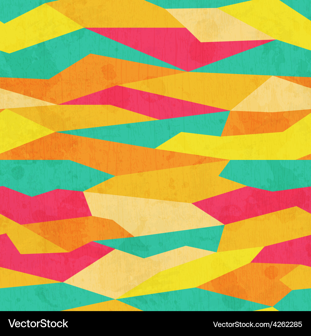 Colorful Triangle Pattern vector image