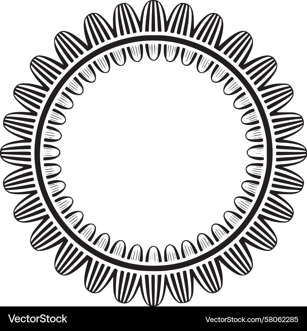 Complex Circular Pattern Vector Image