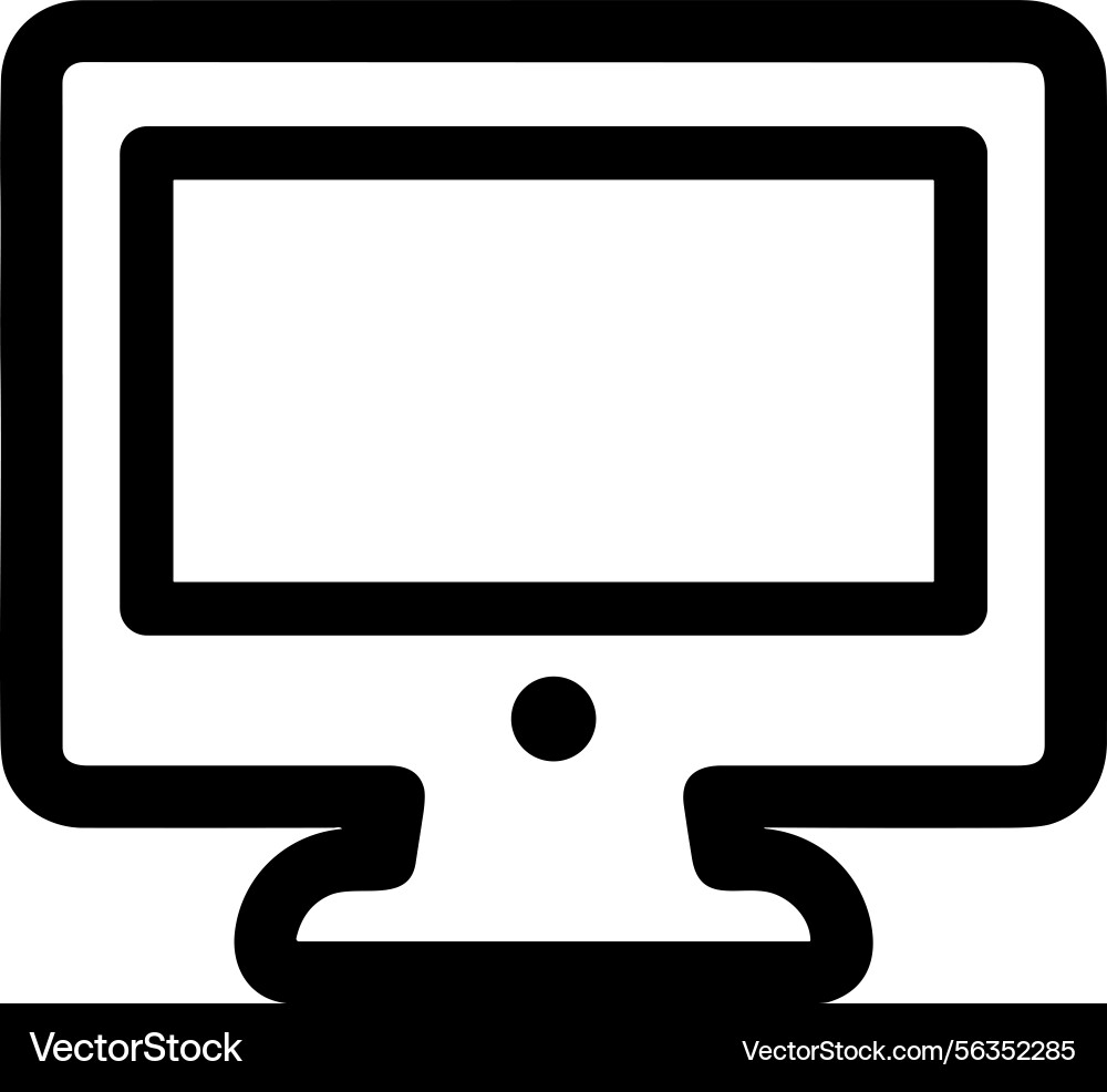 Computer icon symbol image Computer icon symbol image Vector Image