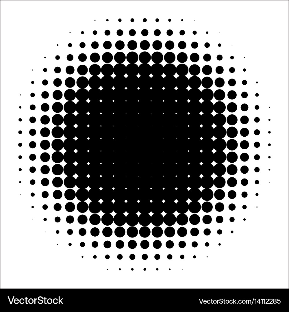 Retro style dotwork background abstract vector image