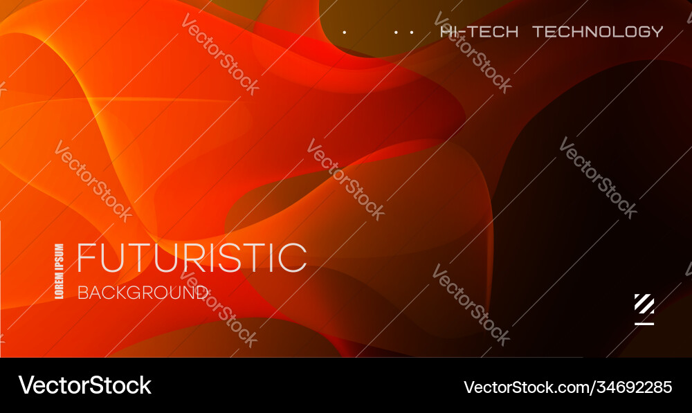 Simple fluid color gradient abstract background Vector Image