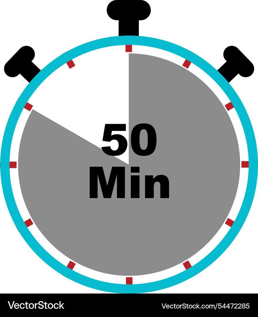 Stopwatch icon clock countdown timer symbol Stopwatch icon clock countdown timer symbol Vector Image