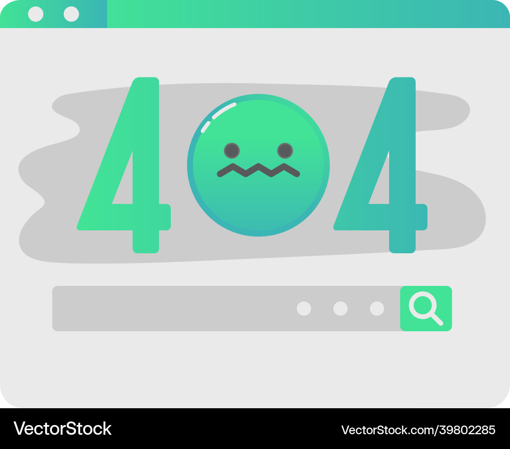 Website error web alert failure page icon Vector Image