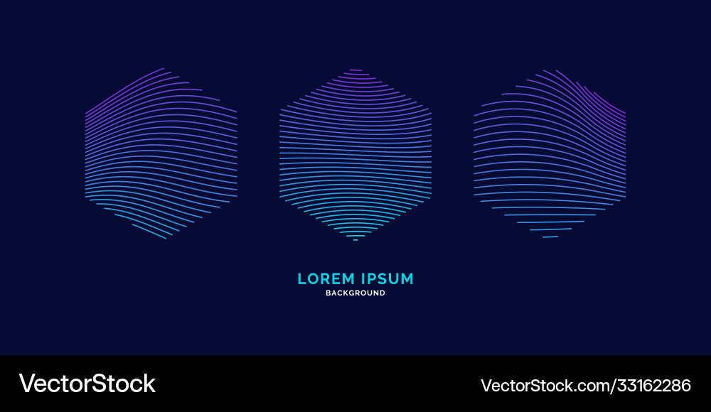 Abstract elements with dynamic lines Abstract elements with dynamic lines vector image