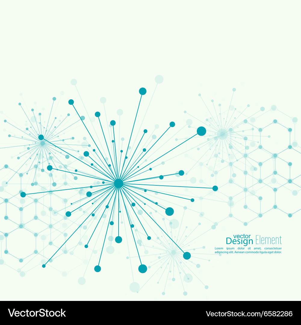 Array with dynamic emitted particles Vector Image