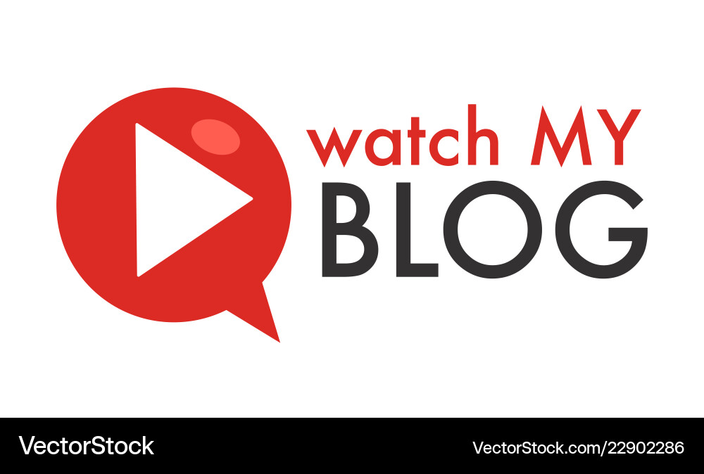Blog broadcasting multimedia source with old Vector Image