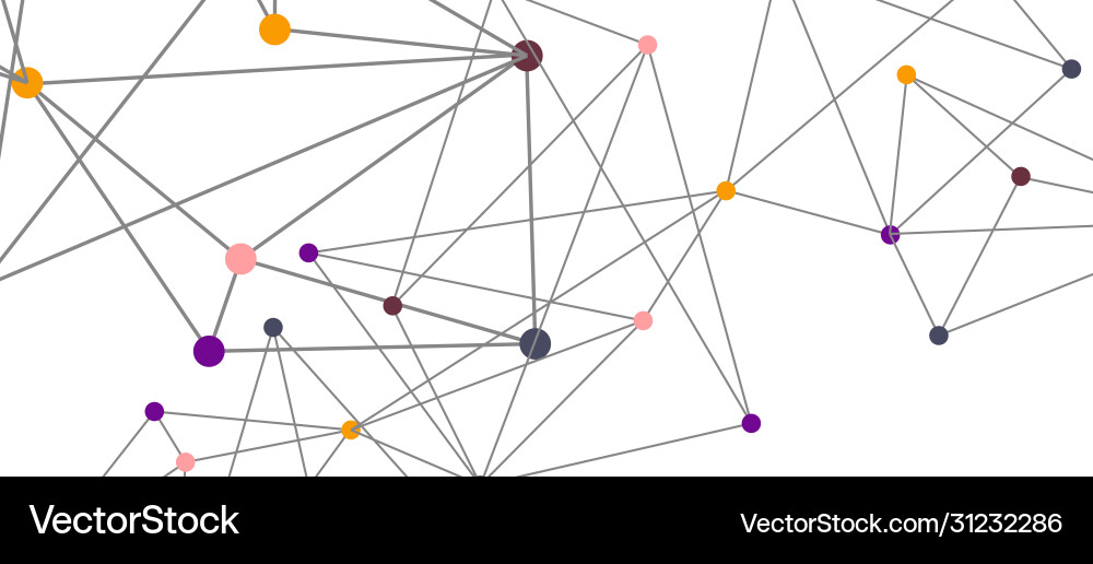 Line points connections triangular technology Line points connections triangular technology Vector Image