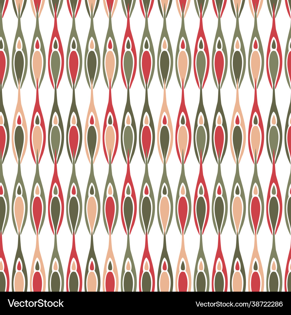 Seamless pattern with decorative abstract Seamless pattern with decorative abstract vector image